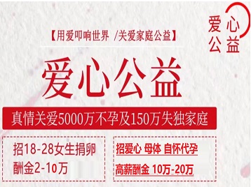 湛江市捐卵助孕生子 爱心志愿者招募
